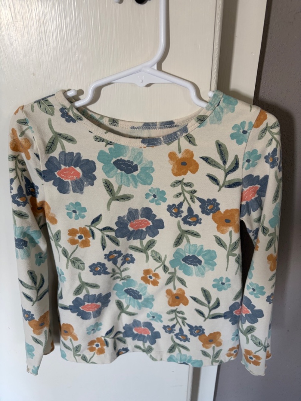 Carters flower long sleeve top size 5T